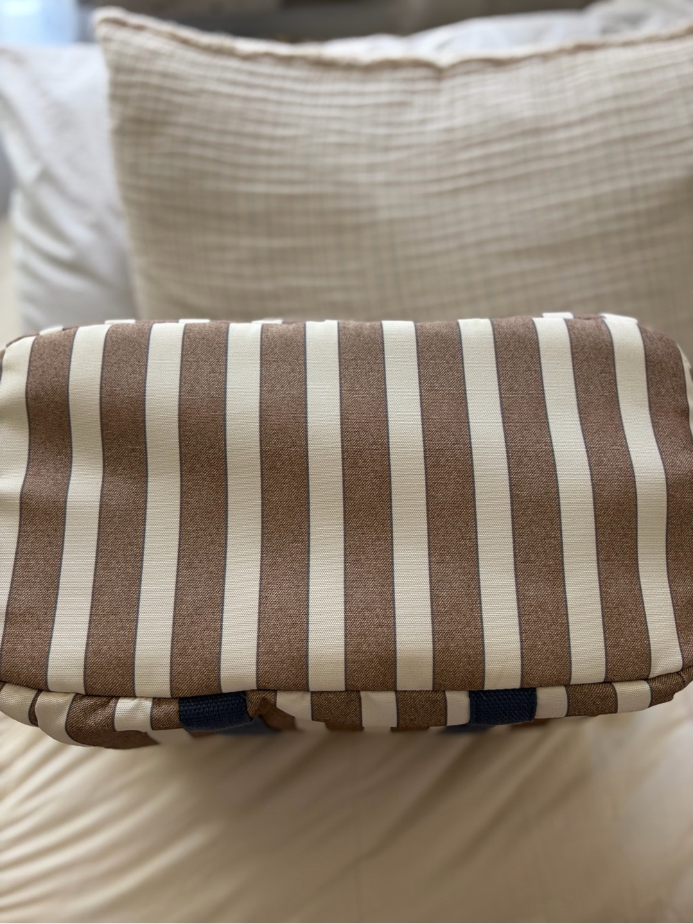 Hearth & Hand w/ Magnolia Soft Sided Cooler Sour Cream/Toffee Stripe - Picture 6 of 8